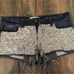 Rare Victoria Secret pink bling shorts HTF